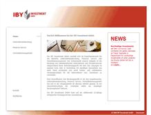 Tablet Screenshot of iby-gmbh.de